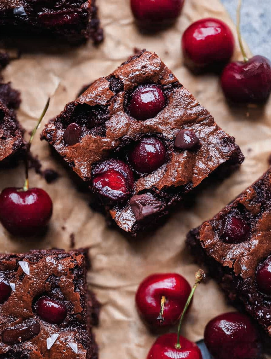 Geröstete Kirschbrownies image 2