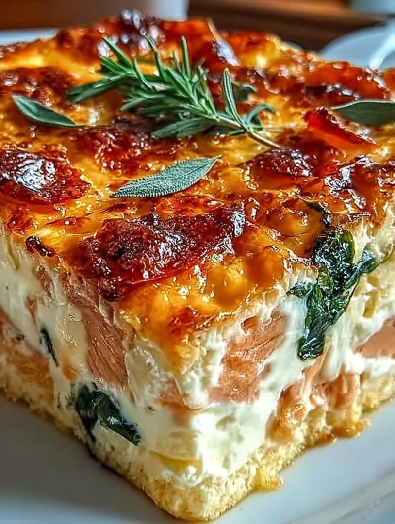 Hüttenkäse-Eierauflauf image 2