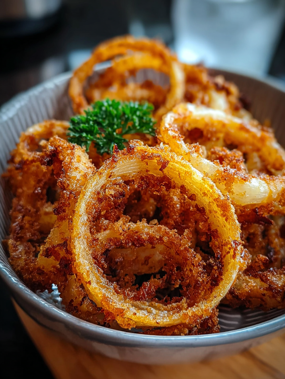 Krosse Zwiebelringe aus der Heißluftfritteuse leicht gelingen image 2