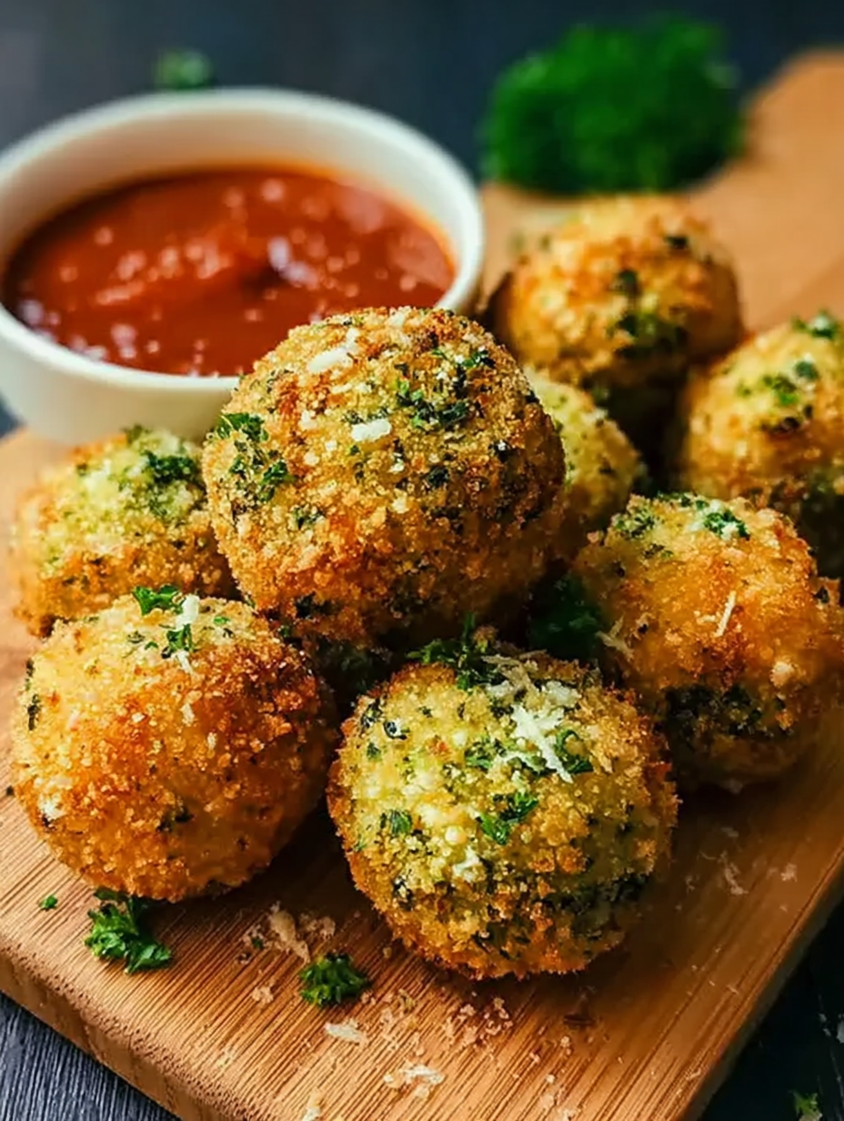 Parmesan-Brokkoli-Bällchen für die Heißluftfritteuse image 2