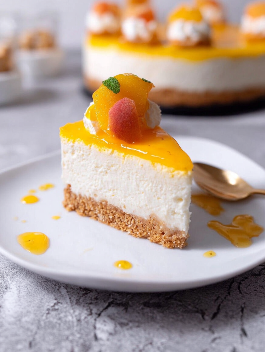 Pfirsich-Käsekuchen image 2