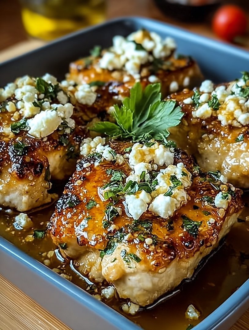 Scharfes Honig-Feta-Hähnchen image 2