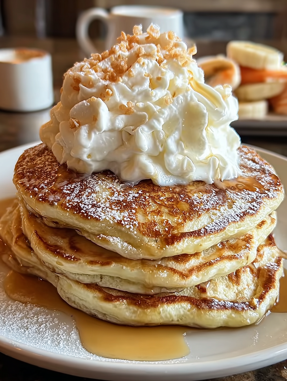 Süße Kokoscreme-Pfannkuchen image 2