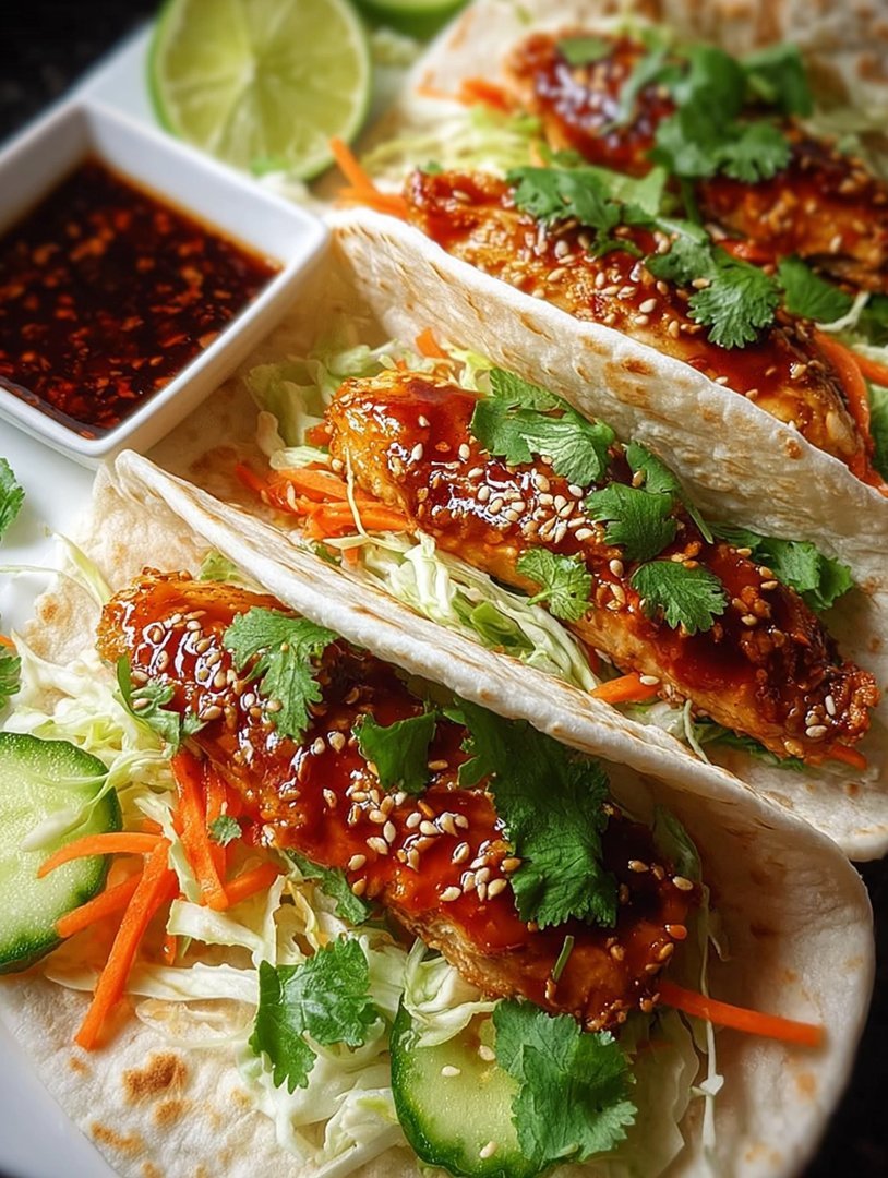 Süß-scharfe Hähnchen-Wraps image 2