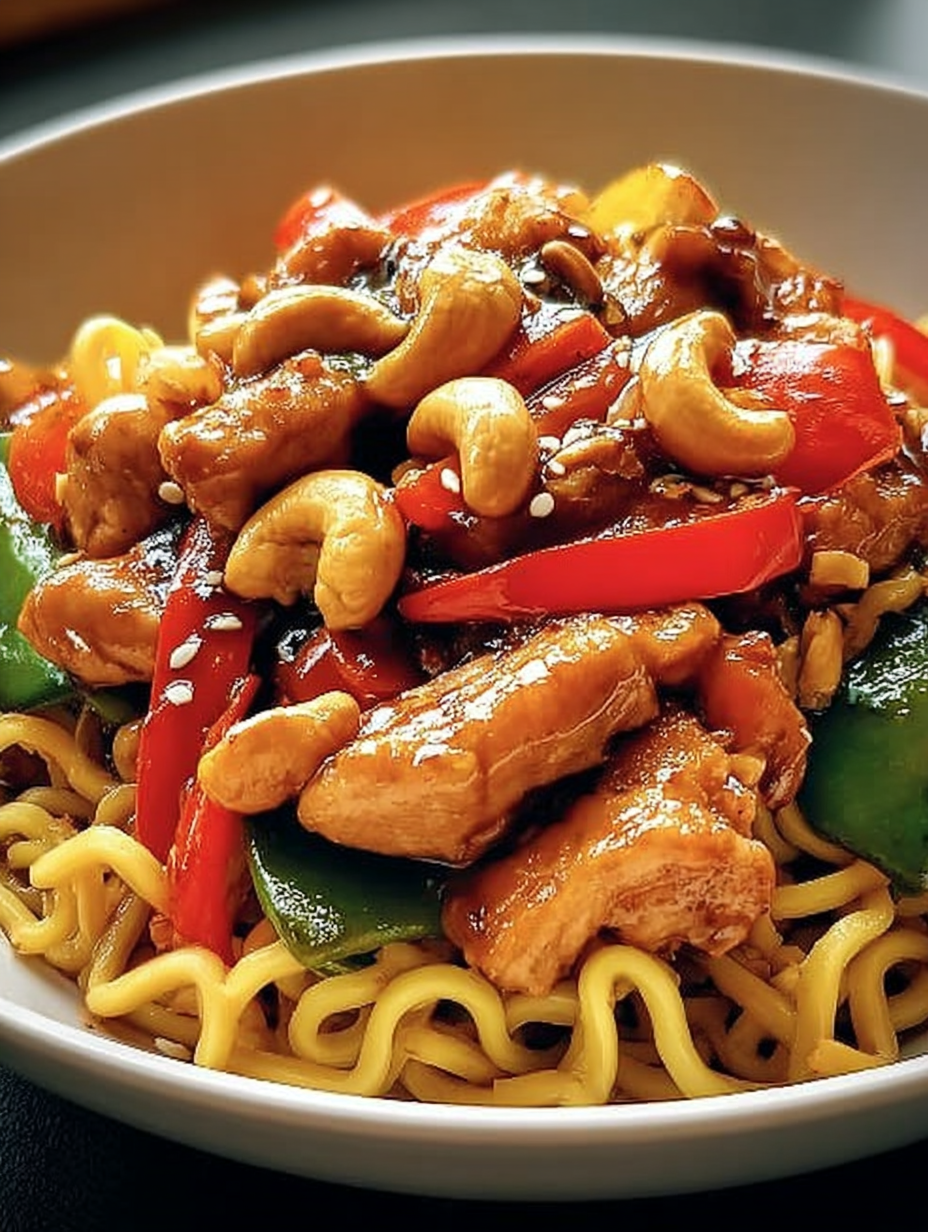 Teriyaki-Hähnchen & Cashew-Wok mit Nudeln image 2