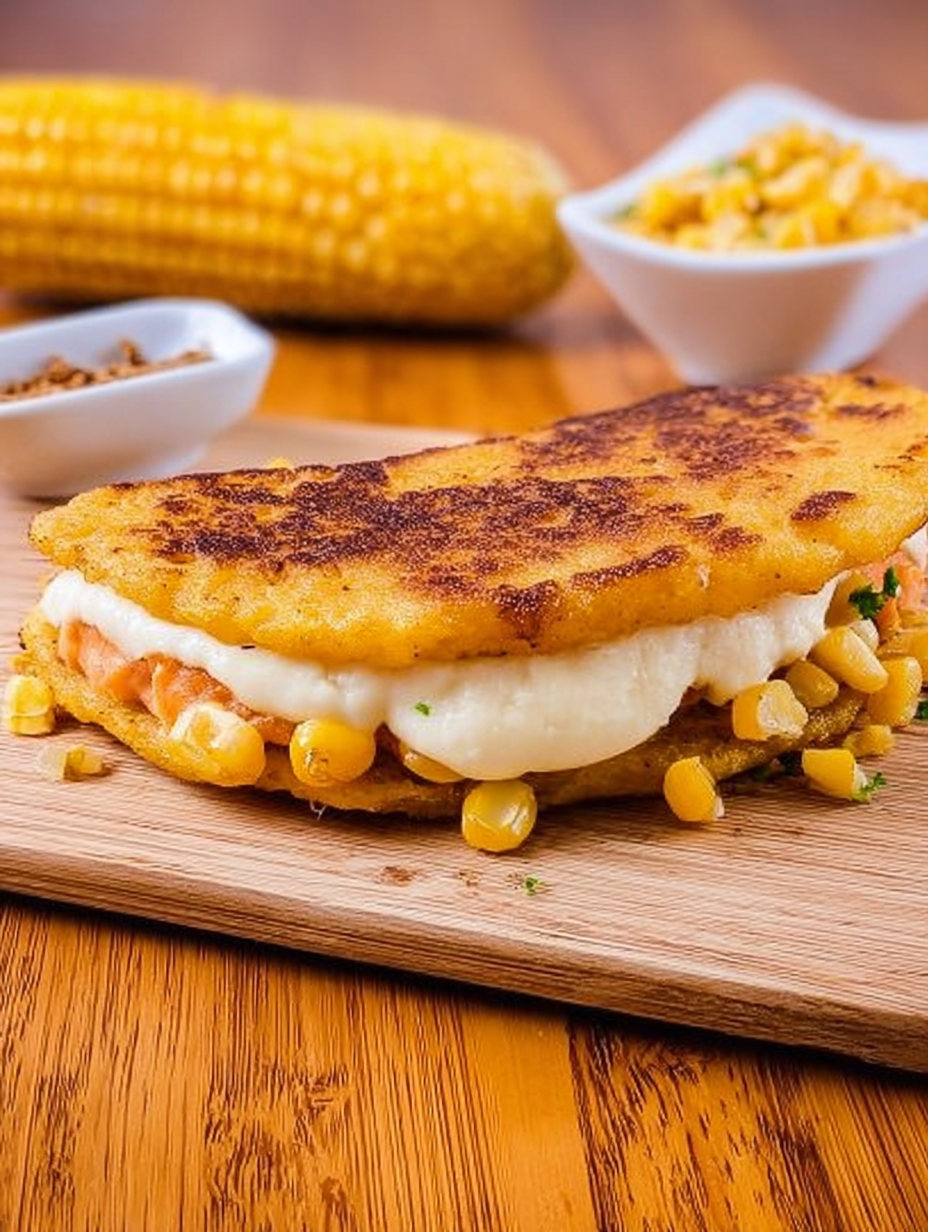 Venezolanische Zuckermais-Cachapas image 2