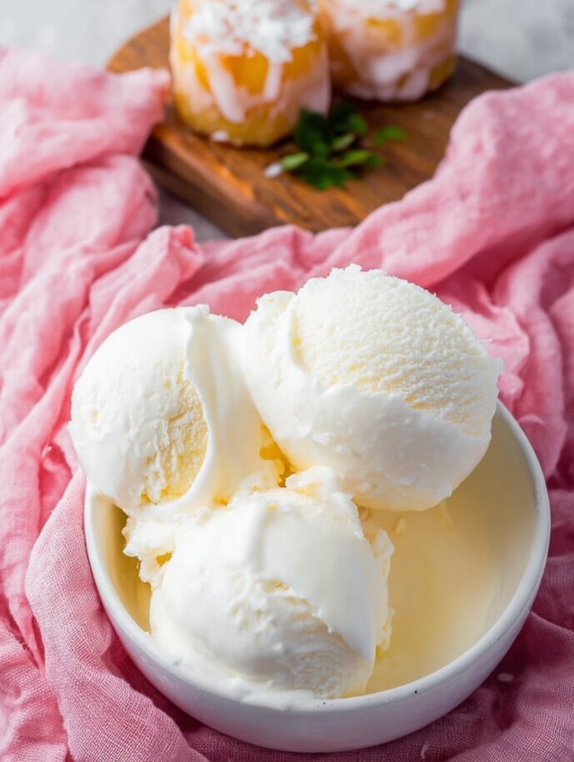 Ananas-Kokosnuss-Eiscreme image 2