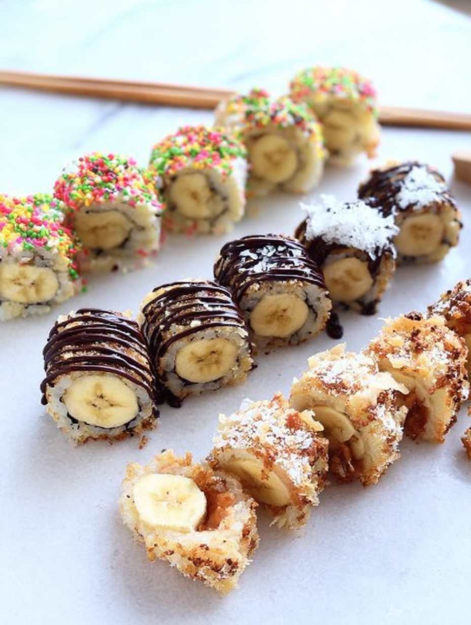 Bananen-Sushi-Rollen image 2