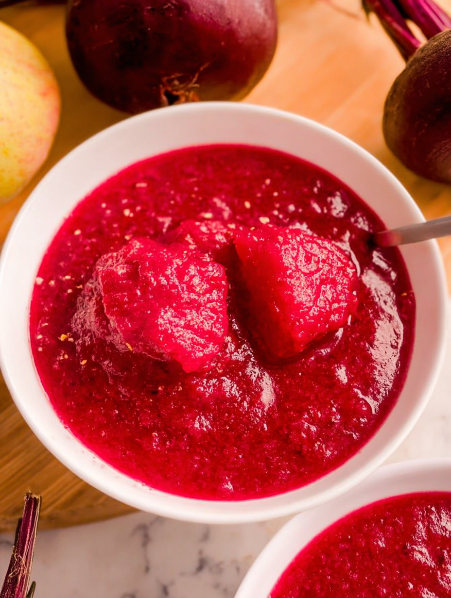 Erdbeer-Rote-Bete-Apfelmus aus dem Schnellkochtopf image 2