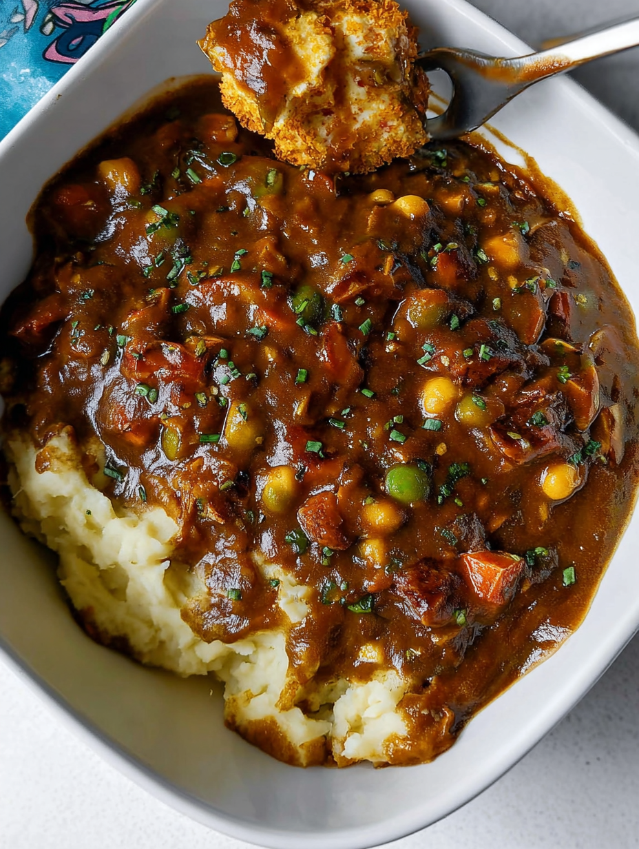 Japanisches Curry auf Kartoffelpüree image 2