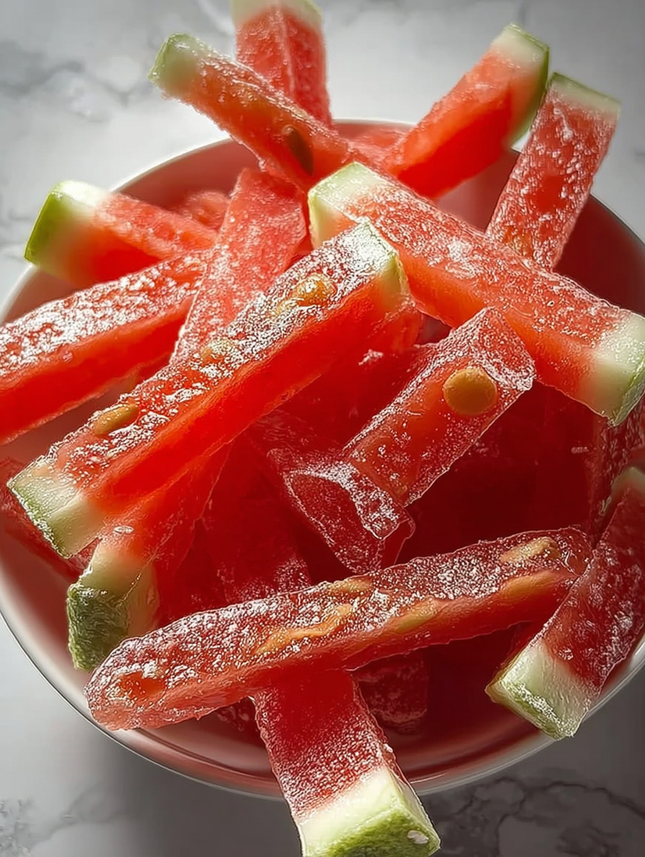 Kandierte Wassermelonenschalen image 2