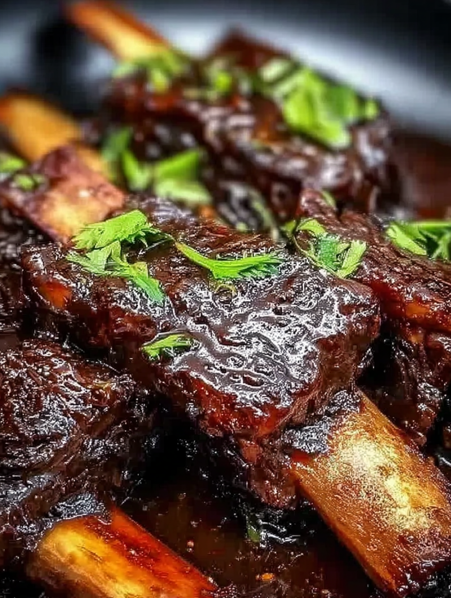 Karamellisierte, langsam gegarte asiatische Rinderrippchen image 2