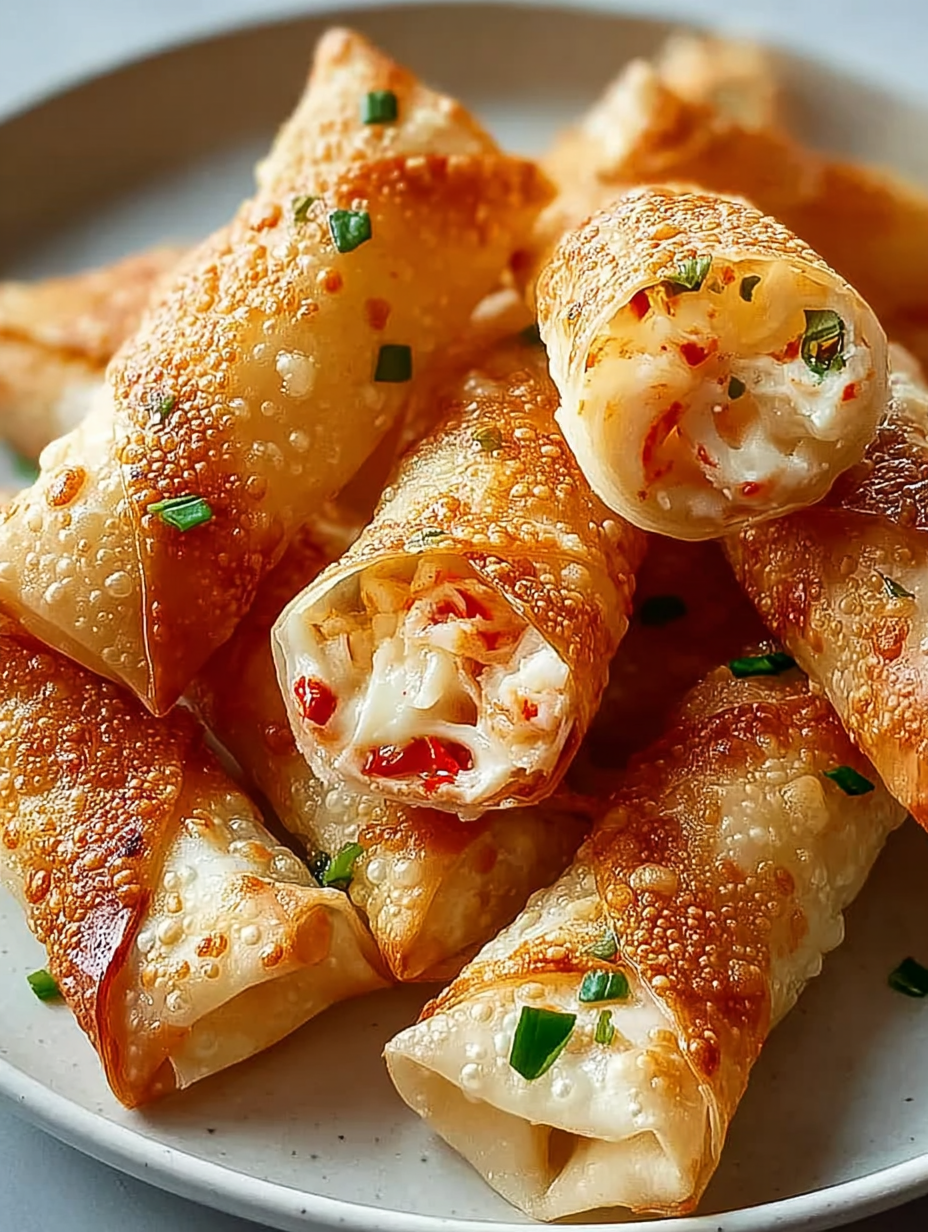 Krabben-Rangoons aus Reispapier für einen knusprigen Snack image 2