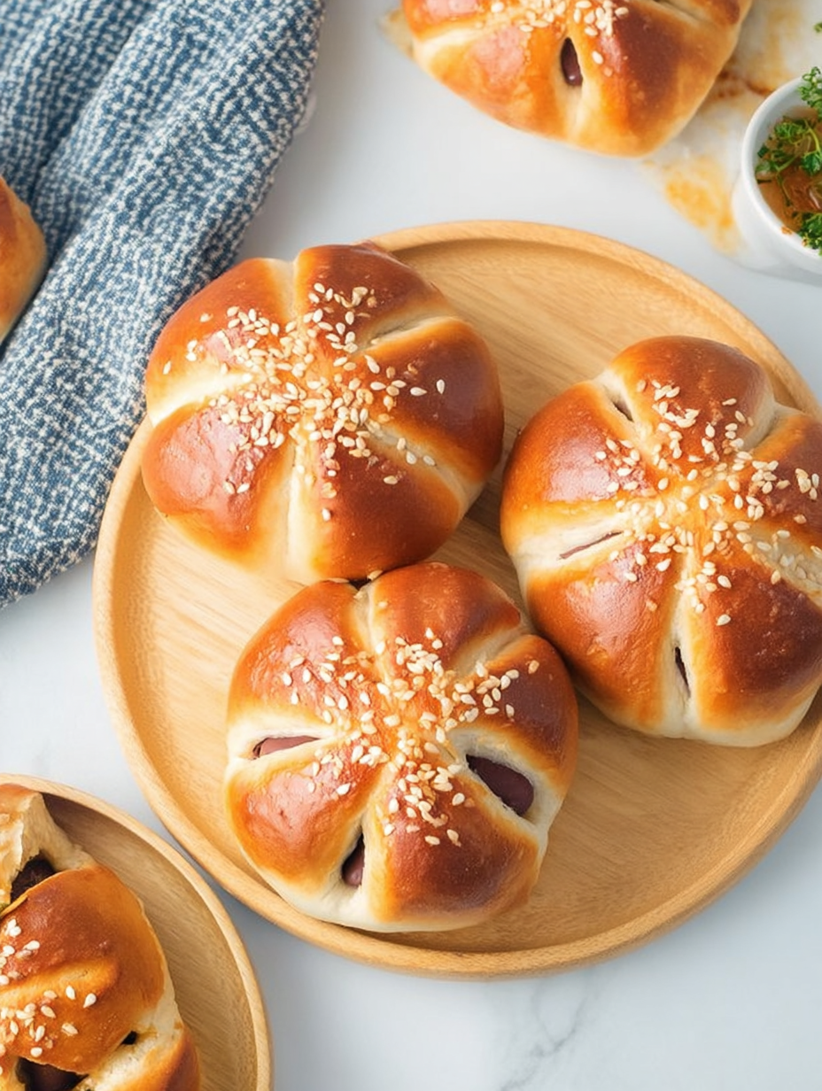 Milchbrötchen mit roten Bohnen image 2