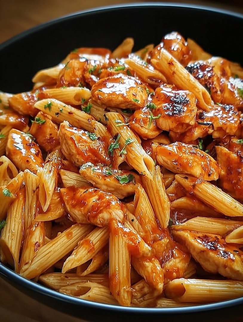 One-Pot Tangy Honey BBQ Chicken Penne image 2
