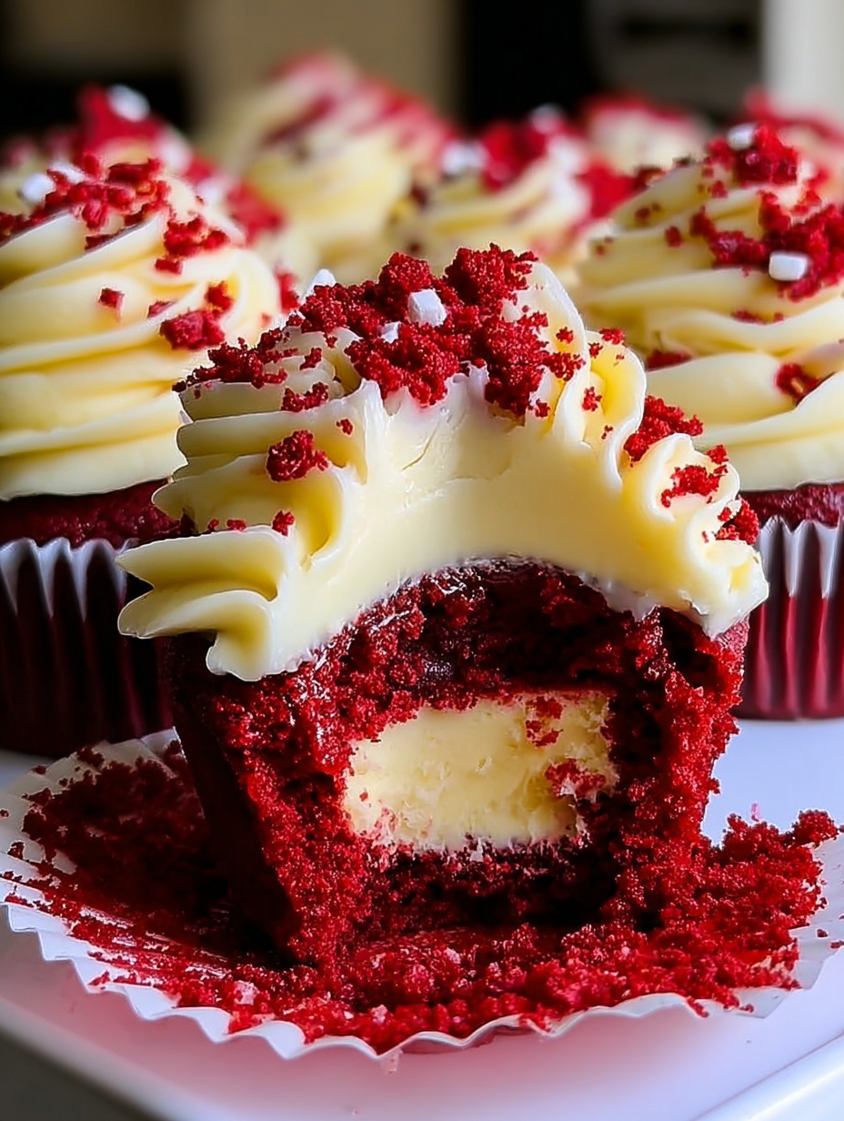 Red Velvet Cheesecake Cupcakes – Das beste Rezept, das Sie jemals backen werden! (2025) image 2