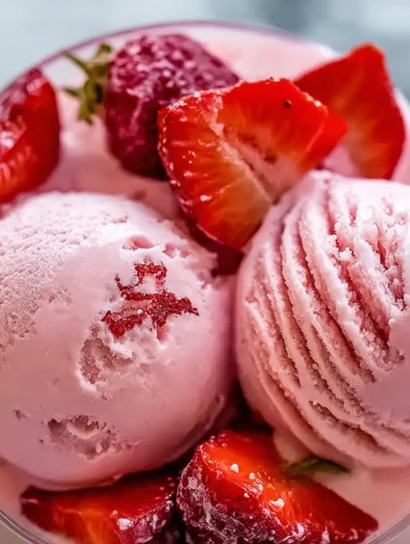 Strawberry Greek Frozen Yogurt image 2