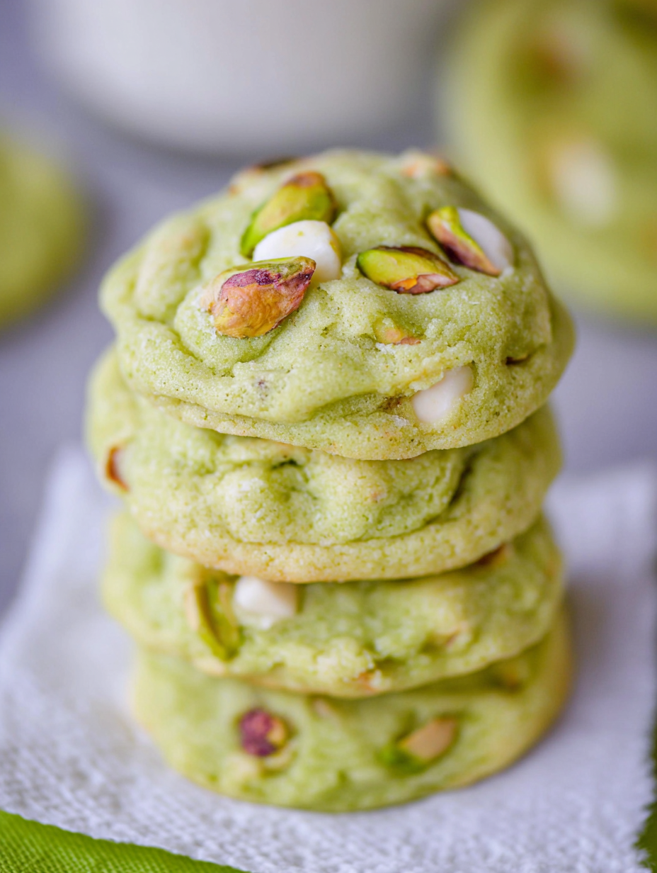 Weiche und zähe Pistazienpudding-Kekse image 2