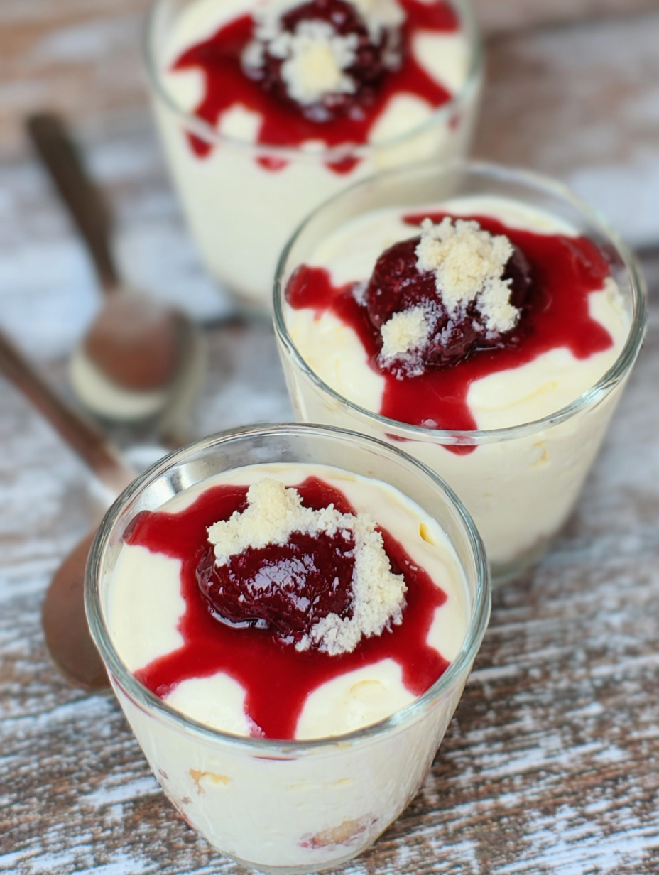 Weiße Schokoladen-Kirsch-Mousse image 2