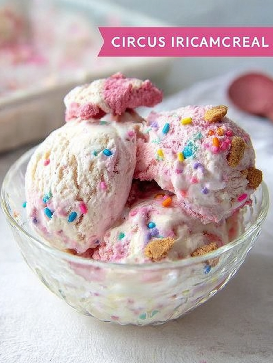 Zirkustier-Kekse Eiscreme image 2