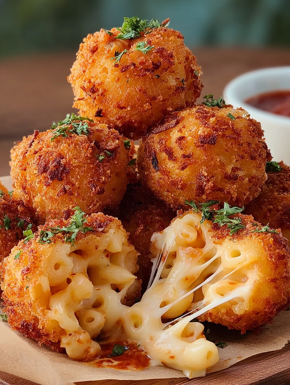 knusprig frittierte Mac-and-Cheese-Bällchen image 2