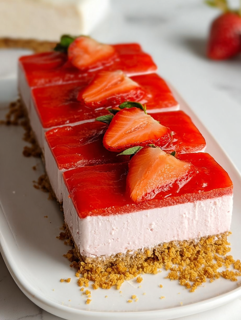veganer Erdbeer-Käsekuchen image 2