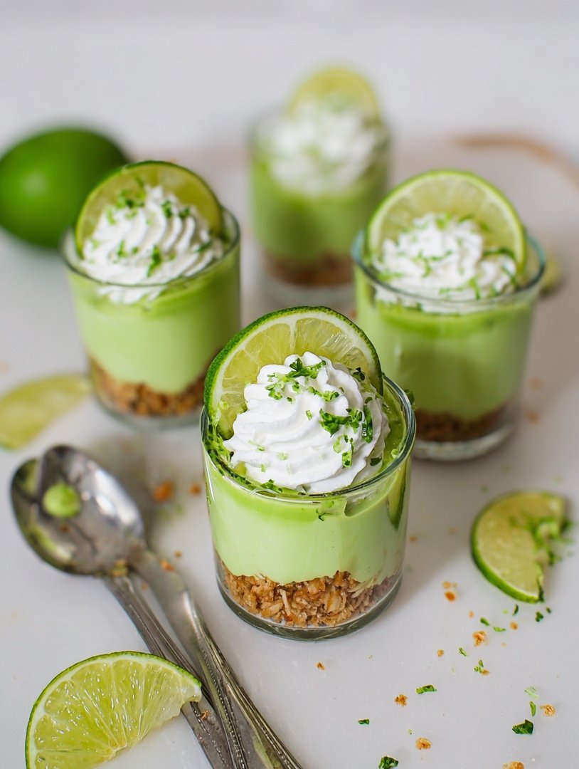 Avocado-Key-Lime-Pie im Glas image 2