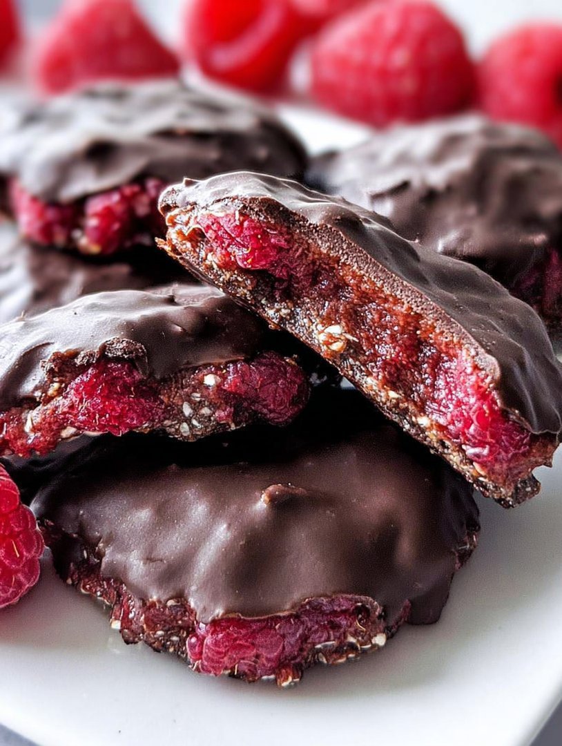 Chocolate Chia Raspberry Bites image 2