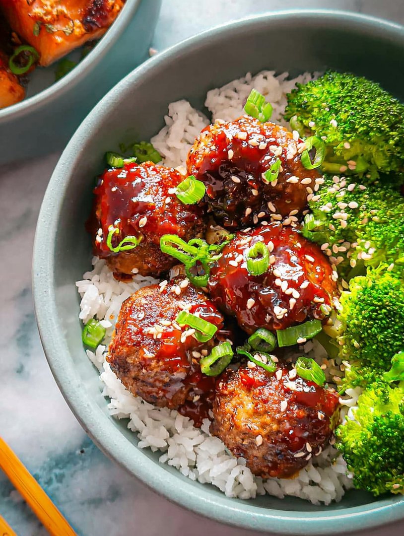 Klebrige Rindfleischbällchen image 2