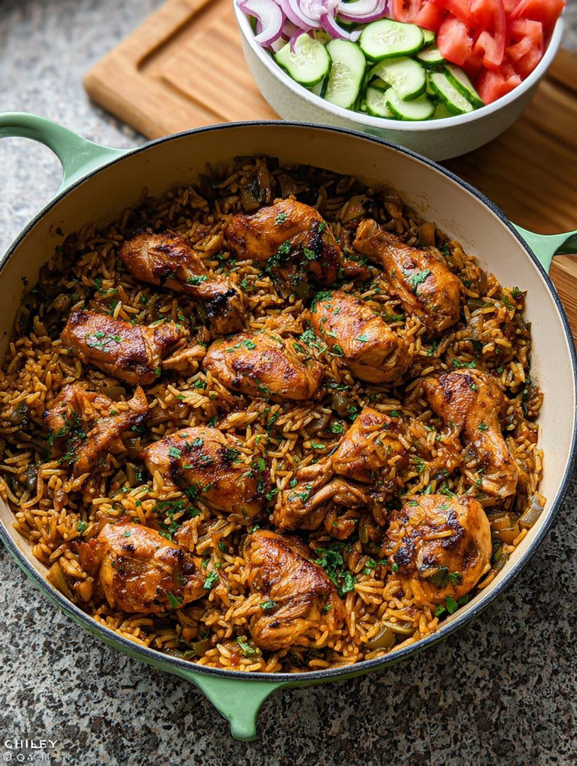 One Pot Shawarma Chicken and Rice image 2