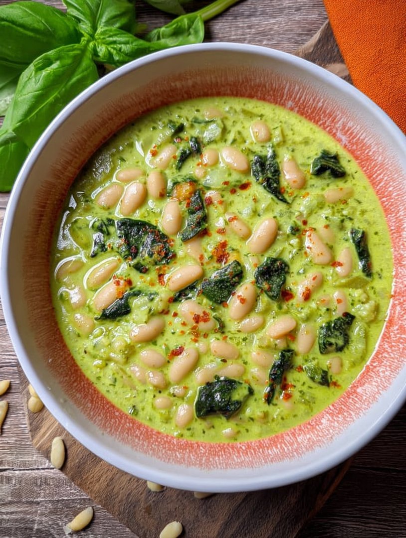 White Bean Pesto Soup image 2
