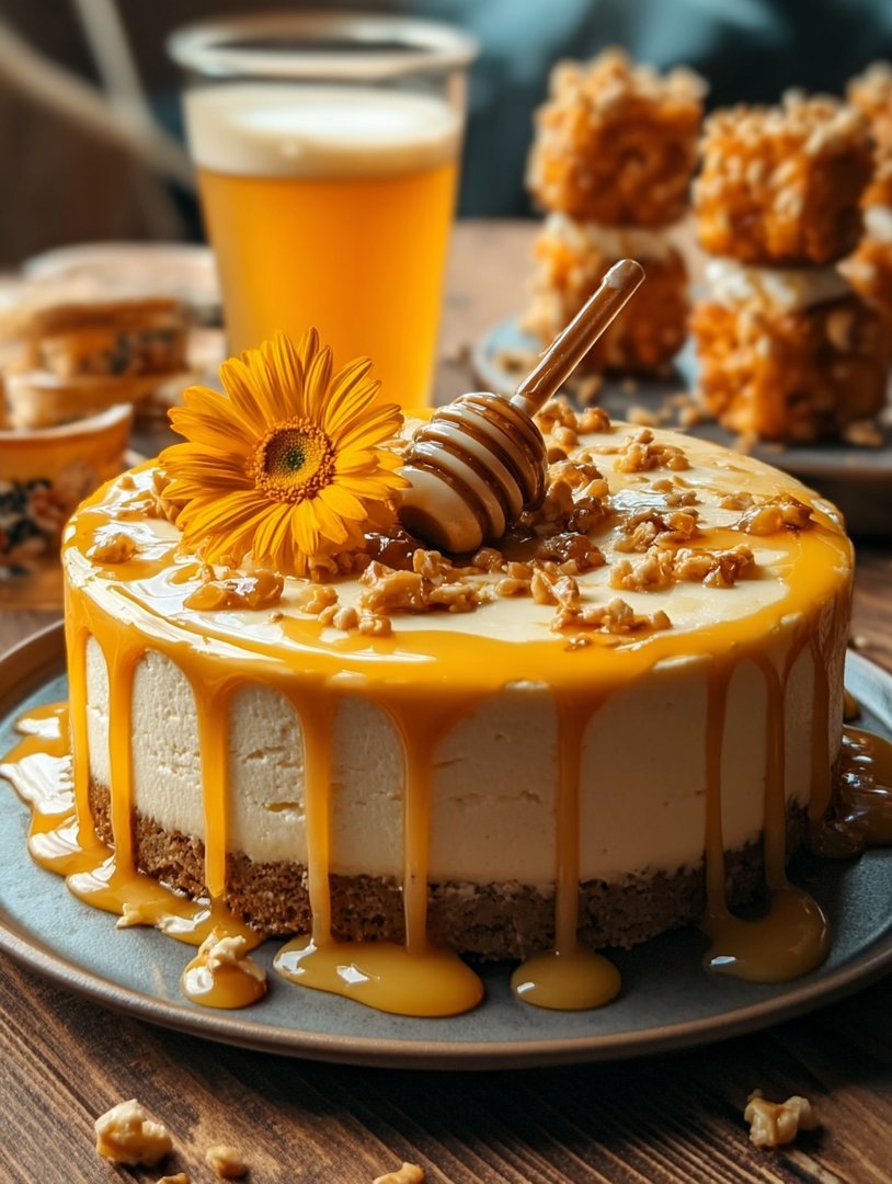 cremiger Butter-Käsekuchen mit alkoholfreiem Alkoholfreies Bier image 2